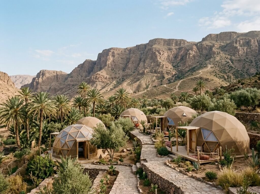 Accommodation at Aït Chribou Eco-Dome Village