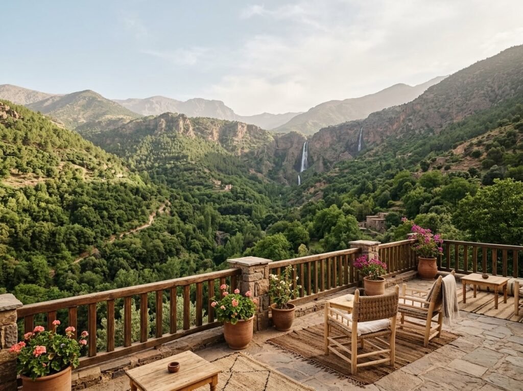 Accommodation at Hôtel Ajil Cascades d’Ouzoud